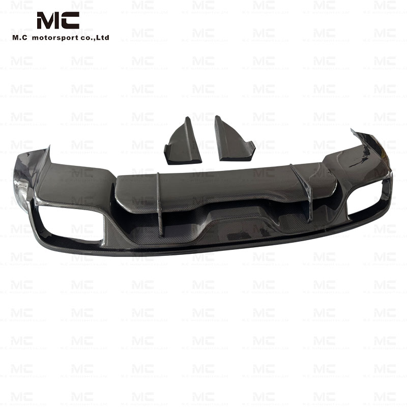 For Porsche Cayenne 9Y0 Carbon Fiber Rear Diffuser 2017-IN