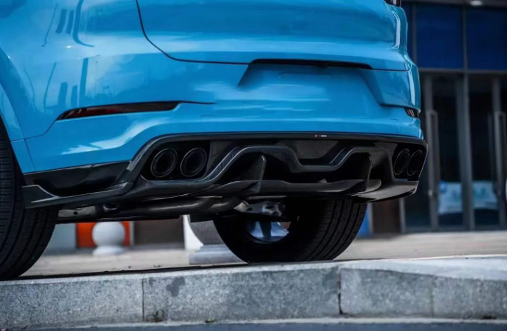 For Porsche Cayenne 9Y0 Carbon Fiber Rear Diffuser 2017-IN