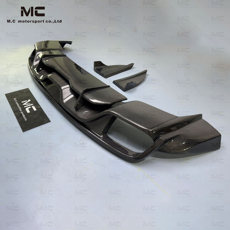 For Porsche Cayenne 9Y0 Carbon Fiber Rear Diffuser 2017-IN