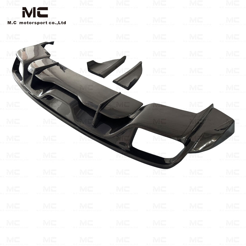 For Porsche Cayenne 9Y0 Carbon Fiber Rear Diffuser 2017-IN