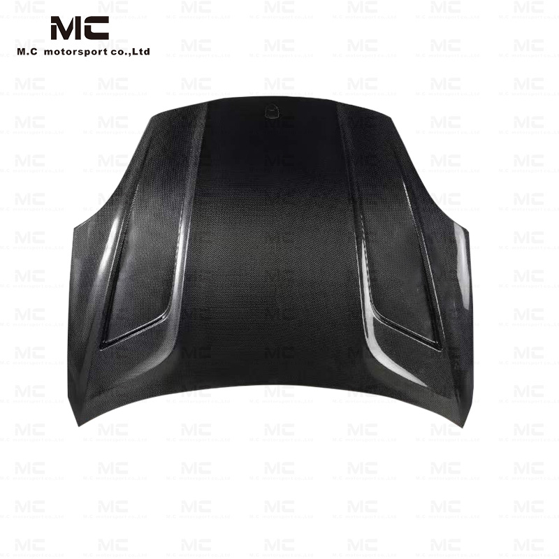 For Porsche Cayenne TKT Style Dry Carbon Fiber Engine Hood 2018-2023