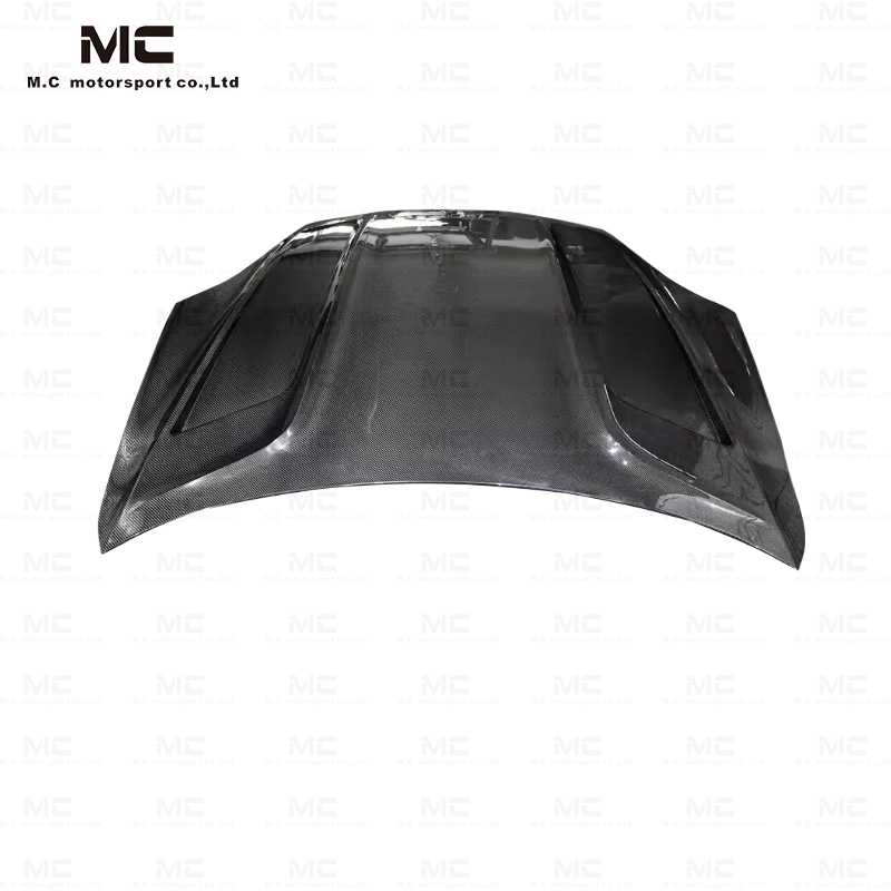 For Porsche Cayenne TKT Style Dry Carbon Fiber Engine Hood 2018-2023