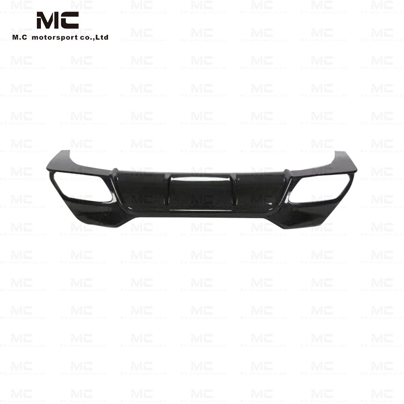 For BMW 8 Series G14 G15 Carbon Fiber Body Kit 3D Style Rear Bumper Diffuser Rear Diffuser 2020+