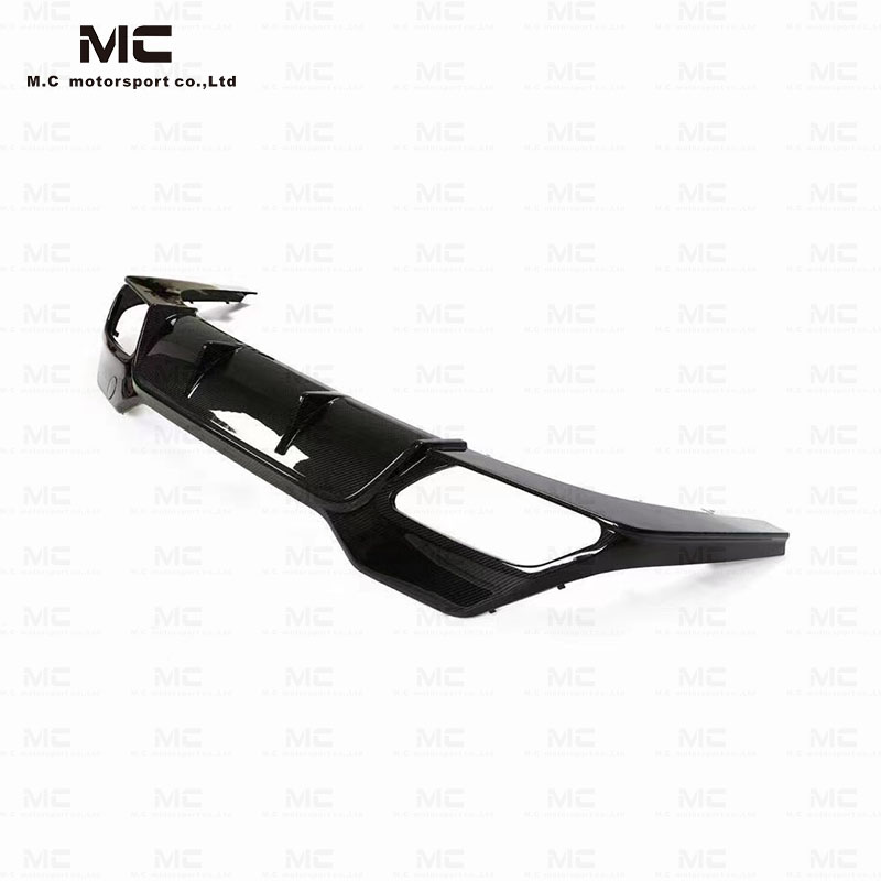 For BMW 8 Series G14 G15 Carbon Fiber Body Kit 3D Style Rear Bumper Diffuser Rear Diffuser 2020+