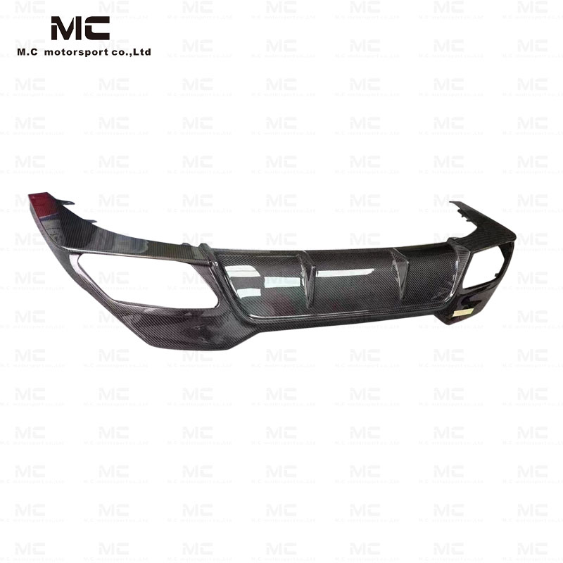 For BMW 8 Series G14 G15 Carbon Fiber Body Kit 3D Style Rear Bumper Diffuser Rear Diffuser 2020+