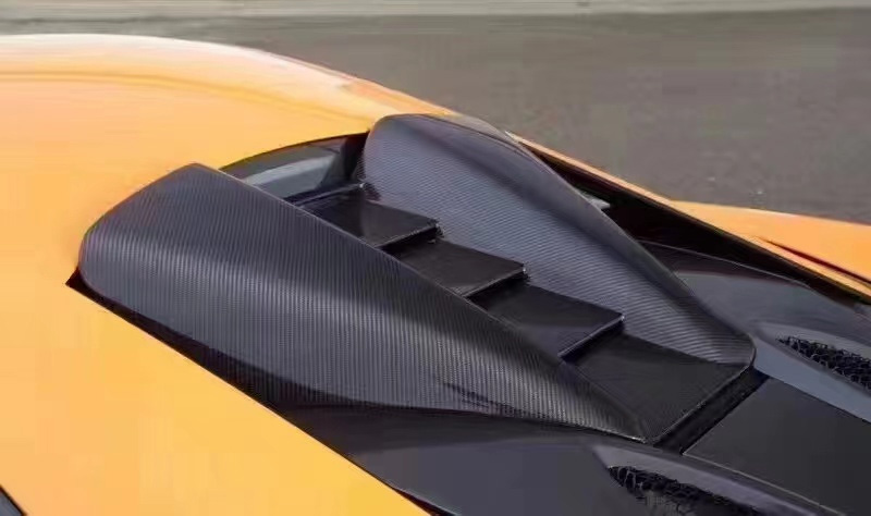 For Mclaren 540c 570s 570gt Novitec Style Carbon Fiber Rear Exhaust Penal Vent 2017-2019