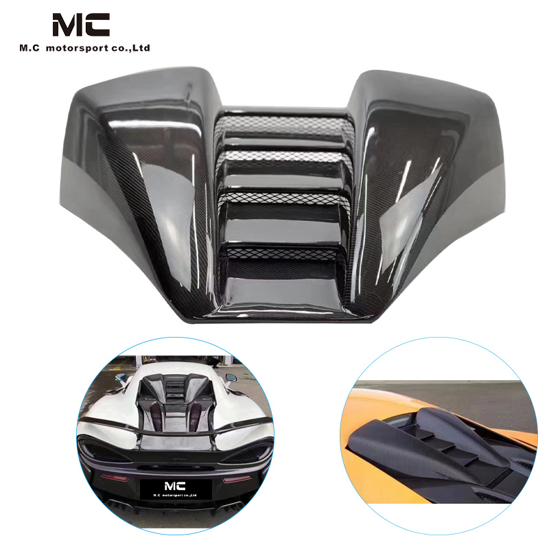 For Mclaren 540c 570s 570gt Novitec Style Carbon Fiber Rear Exhaust Penal Vent 2017-2019