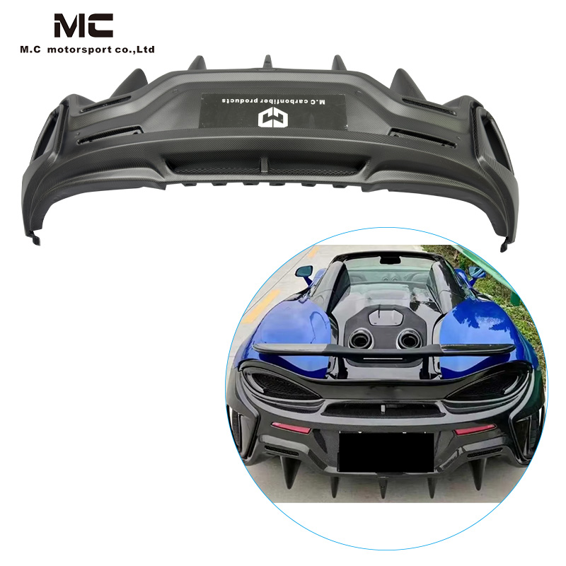 For McLaren 540C 570S Carbon Fiber Rear Bumper 2015-2018