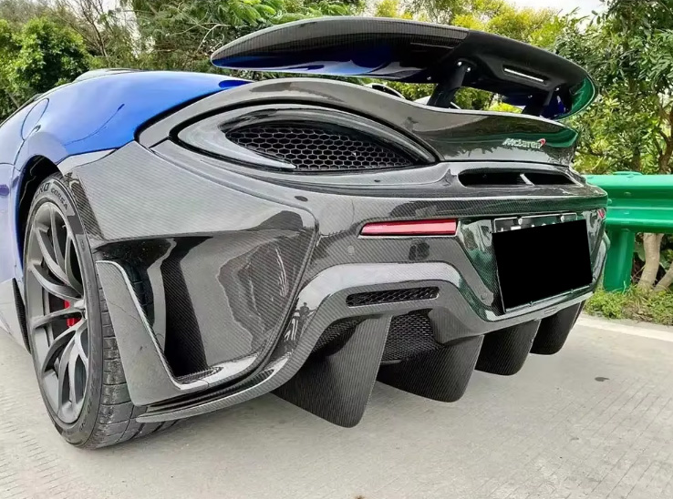 For McLaren 540C 570S Carbon Fiber Rear Bumper 2015-2018