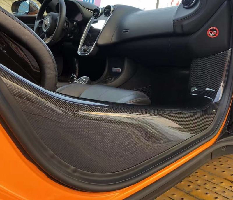 For McLaren 540C 570S 600LT Carbon Fiber Side Step Door Sill 2015-2018