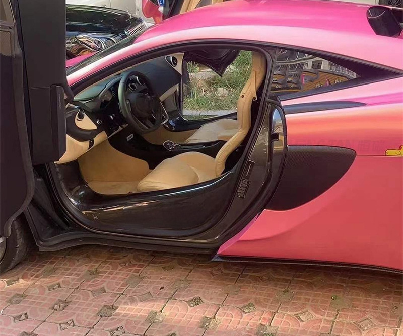 For McLaren 540C 570S 600LT Carbon Fiber Side Step Door Sill 2015-2018