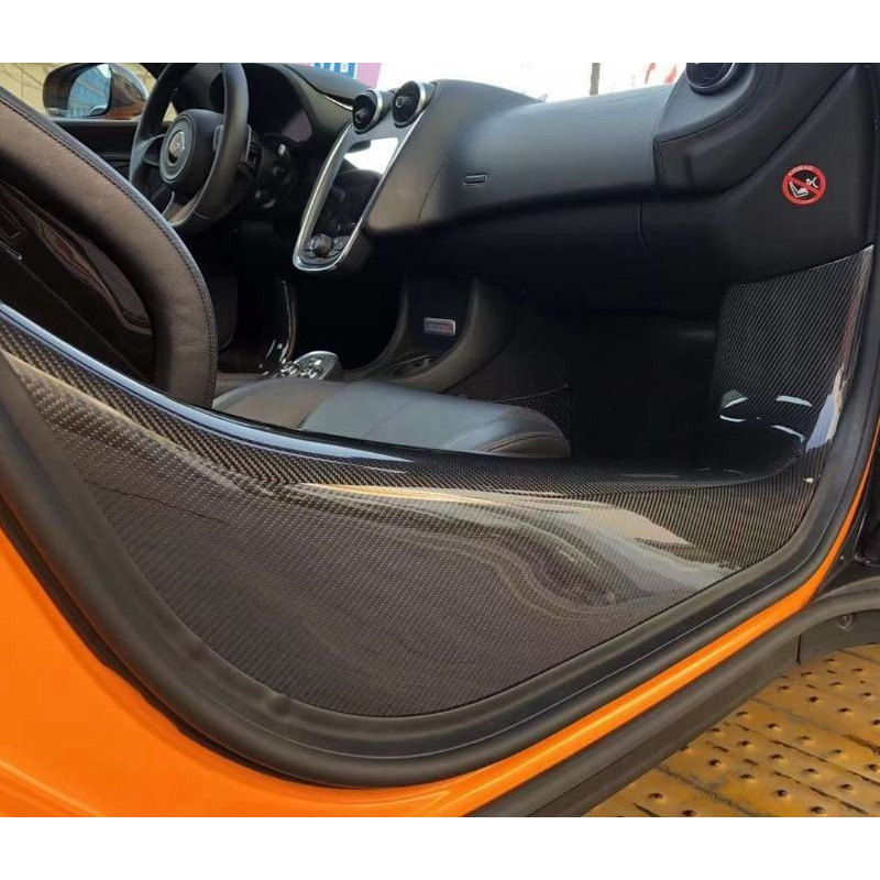 For McLaren 540C 570S 600LT Carbon Fiber Side Step Door Sill 2015-2018