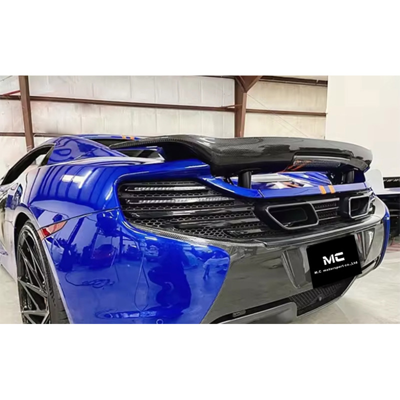 For McLaren 650s Carbon Fiber Spoiler 2012-2017