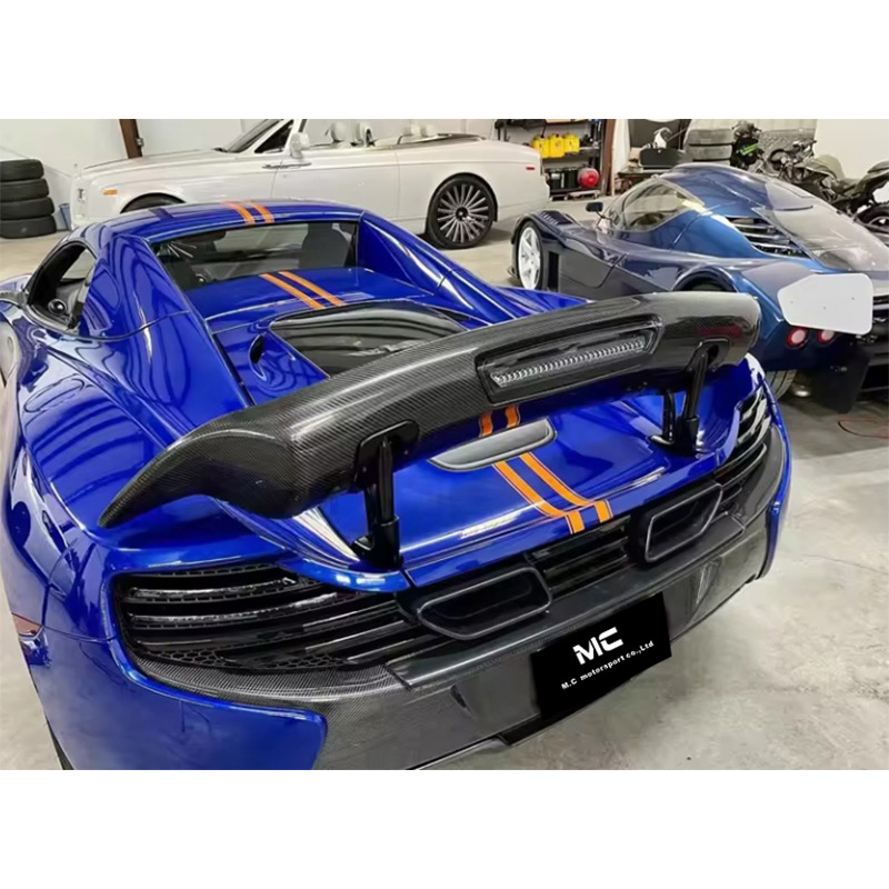For McLaren 650s Carbon Fiber Spoiler 2012-2017