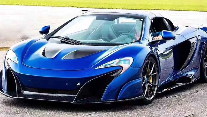 For McLaren MP4 650S 657LT Fiberglass Side Skirts 2013-2018