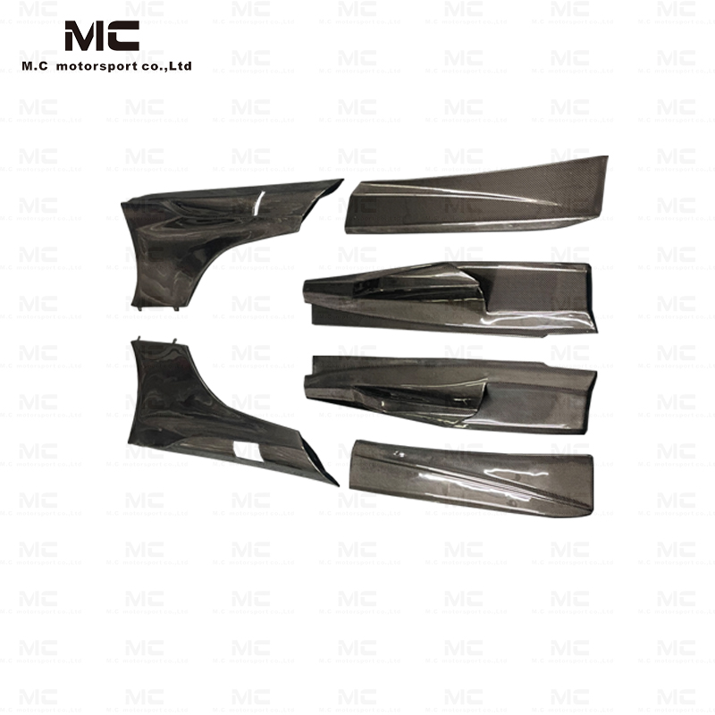 For McLaren MP4 650S 657LT Carbon Fiber Side Skirts 2013-2018