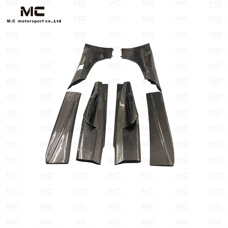 For McLaren MP4 650S 657LT Carbon Fiber Side Skirts 2013-2018