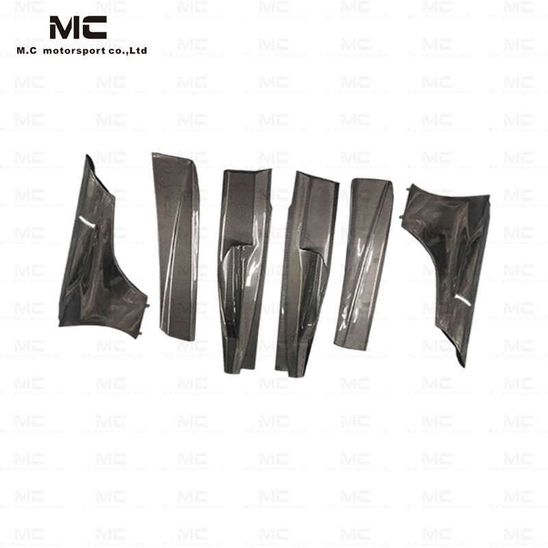 For McLaren MP4 650S 657LT Carbon Fiber Side Skirts 2013-2018