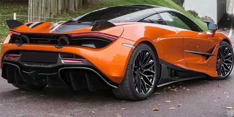 For McLaren 720S TOP Carbon Fiber Side Skirts 2017-2021