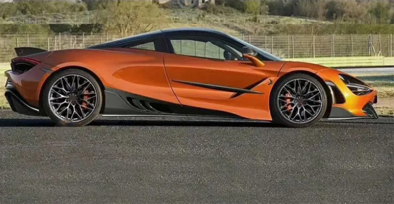 For McLaren 720S TOP Carbon Fiber Side Skirts 2017-2021