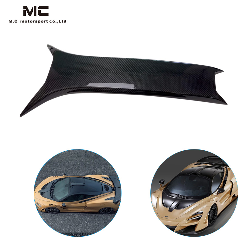 For McLaren 720S Carbon Fiber Roof Vent Trims 2017-2021