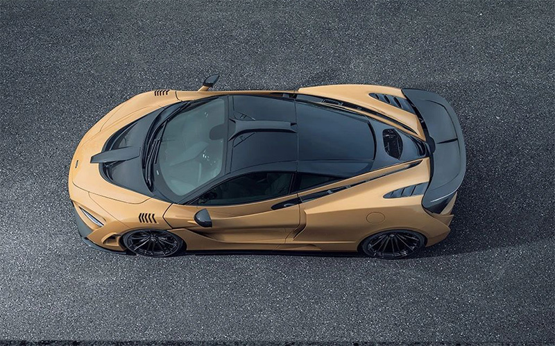 For McLaren 720S Carbon Fiber Roof Vent Trims 2017-2021