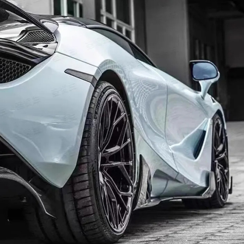 For McLaren 720S 765lt Carbon Fiber Side Skirts 2017-2021
