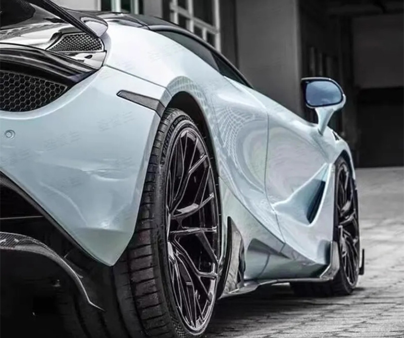 For McLaren 720S 765lt Carbon Fiber Side Skirts 2017-2021
