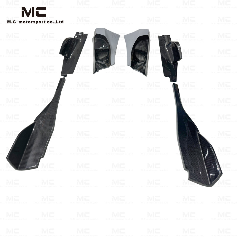 For McLaren 720S 765lt Carbon Fiber Side Skirts 2017-2021