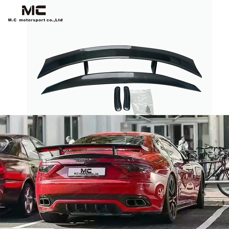 For Maserati GT 4.2 4.7 Carbon Fiber Spoiler 2014-IN