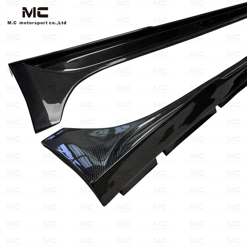 For Maserati Ghibli ASPEC Carbon Fiber Side Skirts 2013-2018