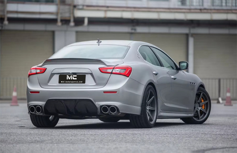 or Maserati Ghibli ASPEC Carbon Fiber Rear Diffuser 2013-2018