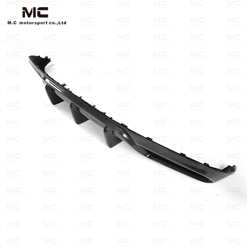 For Mercedes Benz W205 C63 Carbon Fiber FD Rear Diffuser 2015-2021