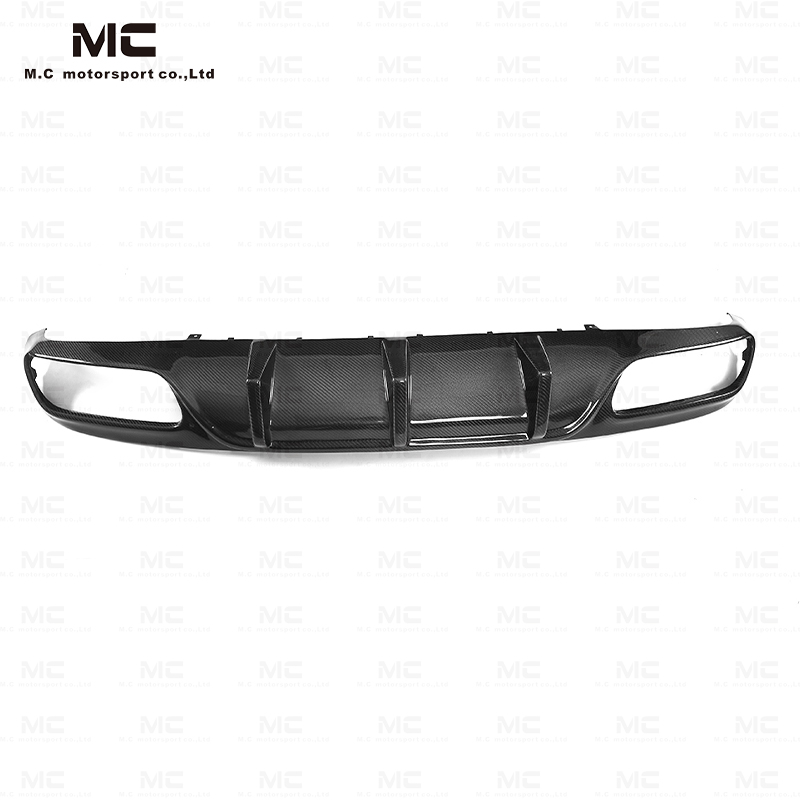 For Mercedes Benz W205 C63 Carbon Fiber FD Rear Diffuser 2015-2021