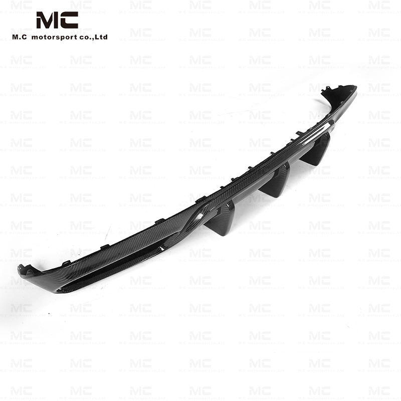 For Mercedes Benz W205 C63 Carbon Fiber FD Rear Diffuser 2015-2021