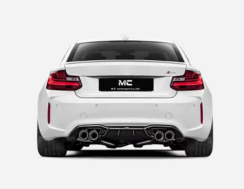 For BMW F87 AK Style Carbon Fiber Rear Diffuser 2016-2020