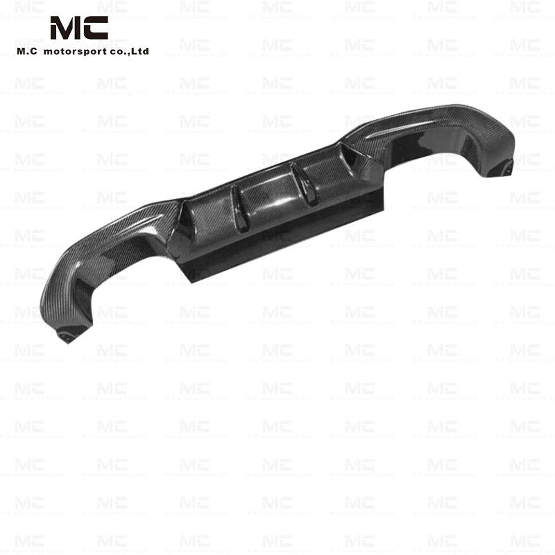 For BMW F87 AK Style Carbon Fiber Rear Diffuser 2016-2020