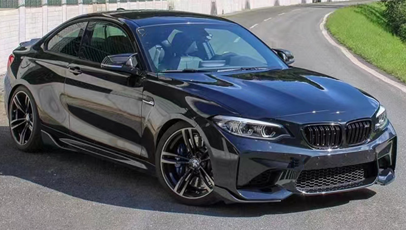 For BMW F87 M2 M2C MP Style Carbon Fiber Fornt Splitter 2016-2022