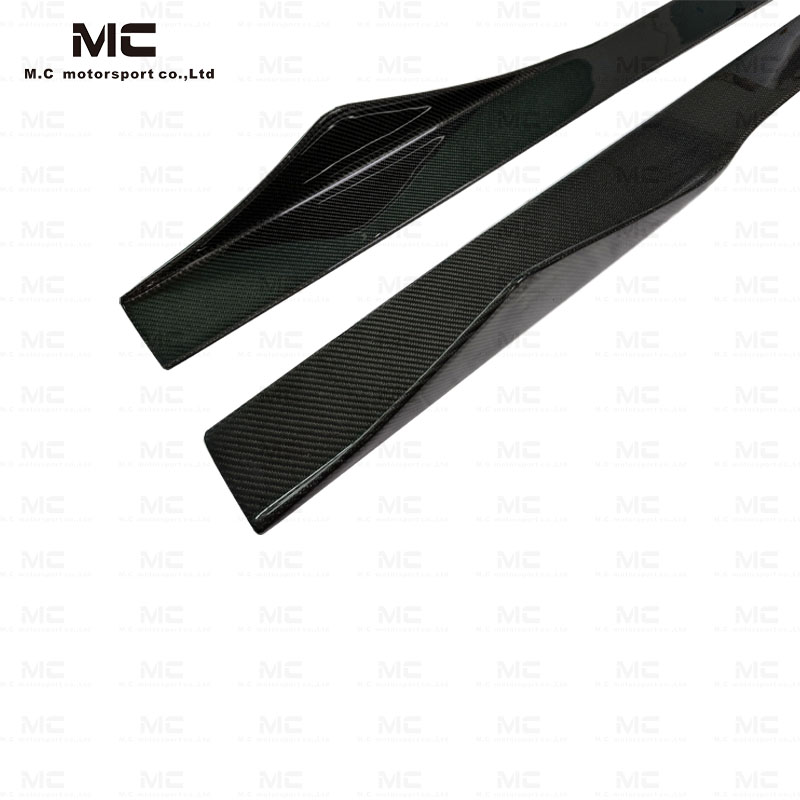 For BMW F87 M2 M2C MP Style Carbon Fiber Side Skirts 2016-2022