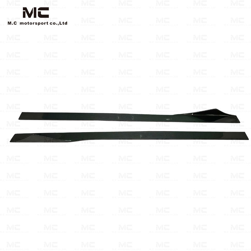 For BMW F87 M2 M2C MP Style Carbon Fiber Side Skirts 2016-2022