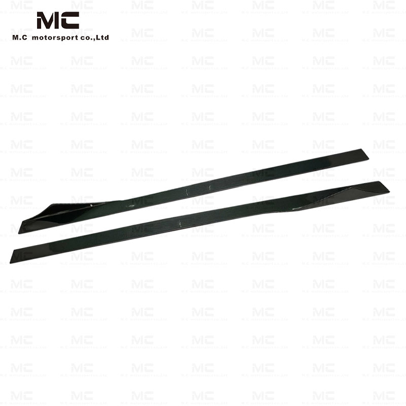 For BMW F87 M2 M2C MP Style Carbon Fiber Side Skirts 2016-2022