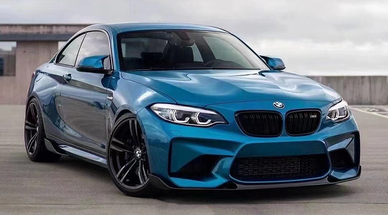 For BMW F87 M2C MP Style Carbon Fiber Front Lip 2016-2022