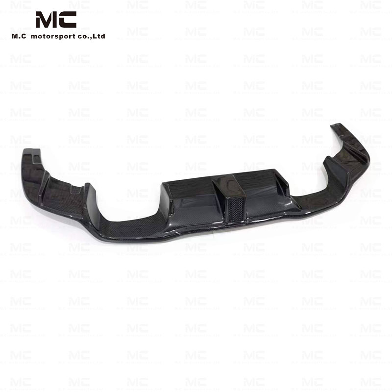 For BMW F87 M2 M2C KS Style Carbon Fiber Rear Diffuser with Light 2016-2022