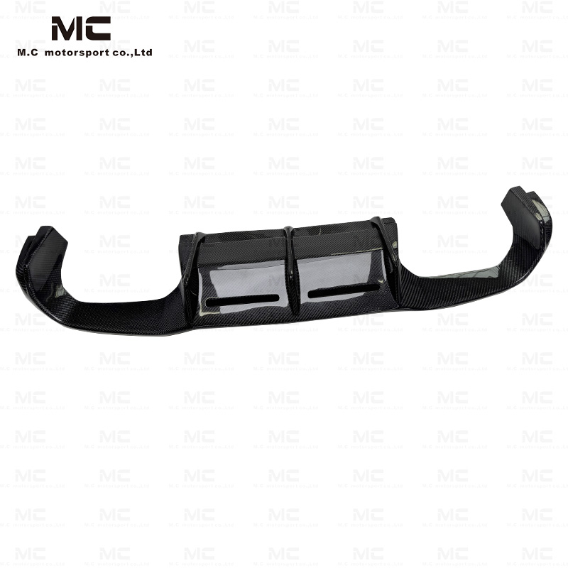 For BWM F87 MTC Style Carbon Fiber Rear Diffuser+Rear Splitter 2016-2022