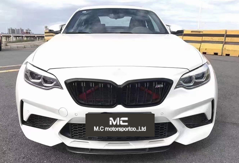 For BWM F87 ST Style Carbon Fiber Front Lip 2016-2022
