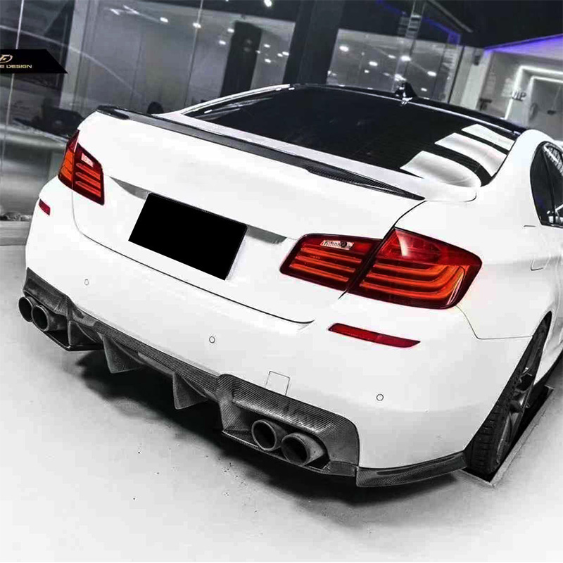 For BMW 5 Series F10 MP Style Carbon Fiber Spoiler 2012-2017