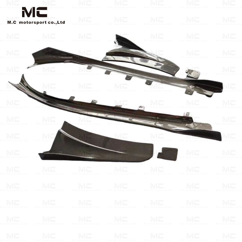 For BMW I8 Carbon Fiber Side Skirts 2012-2021