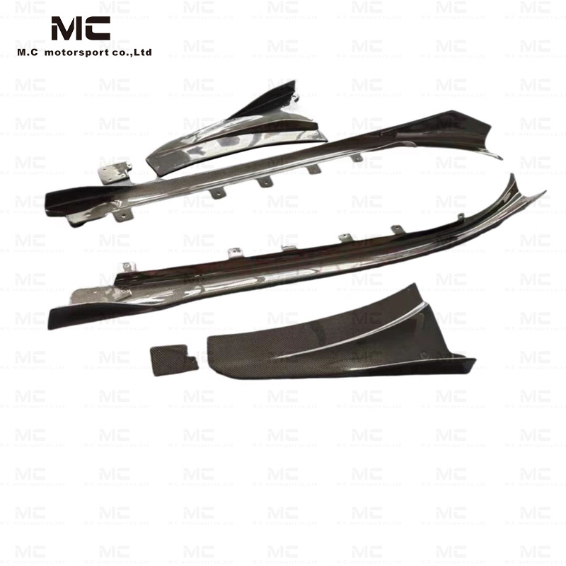 For BMW I8 Carbon Fiber Side Skirts 2012-2021