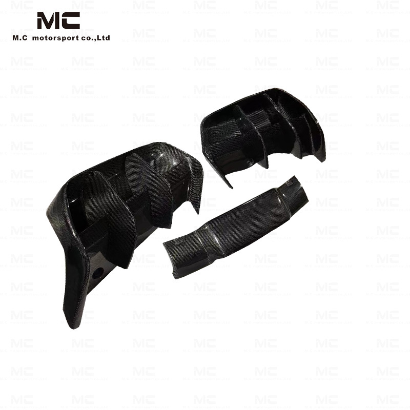 For BMW I8 Carbon Fiber Rear Diffures+Spoiler 2012-2021