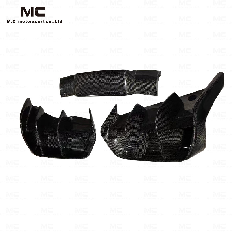 For BMW I8 Carbon Fiber Rear Diffures+Spoiler 2012-2021